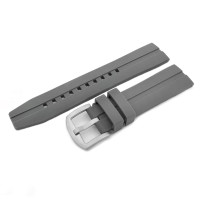 Силиконовый ремешок Vostok-Europe Almaz / NP1 / 22 мм / grey /  матова пряжка