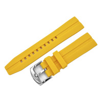 Силиконовый ремешок Vostok-Europe Almaz / NP1 / 22 мм / yellow / 