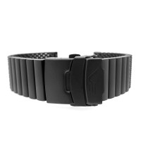 Браслет из нержавеющей стали Vostok-Europe Almaz / Limousine milanaise mesh / 22 мм / black
