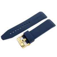 Силіконовий ремінець Vostok-Europe Ekranoplan / 25 мм / blue / yellow buckle