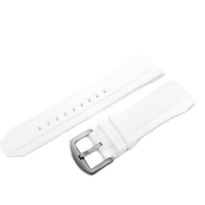 Силиконовый ремешок Vostok-Europe Ekranoplan / 25 мм / white /  матова пряжка