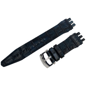 Кожаный ремешок Vostok-Europe  Energia Rocket  XL / 26 мм / petrol blue / 