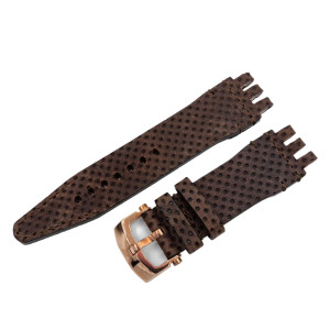Кожаный ремешок Vostok-Europe  Energia Rocket  / 26 мм / brown / rose buckle