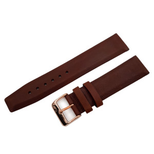 Кожаный ремешок Vostok-Europe  World Timer / Power Reserve  / 22 мм / brown / rose buckle