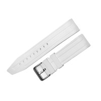 Силиконовый ремешок Vostok-Europe Mriya 2 / 24 мм / white /  матова пряжка
