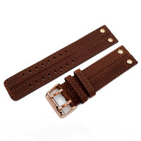 Кожаный ремешок Vostok-Europe  Expedition North Pole 1 / Everest  / 24 мм / brown / rose buckle