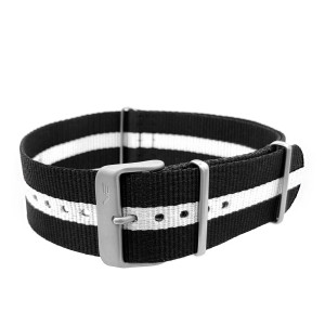 Нейлоновый ремешок Vostok-EuropeVostok-Europe Expedition North Pole 1 / Everest / 24 мм / чорний / white /  матова пряжка