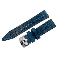 Кожаный ремешок Vostok-Europe  SSN-571 Nuclear Submarine  / 22 мм / petrol blue / turquoise / 