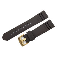 Силиконовый ремешок Vostok-Europe SSN-571 Nuclear Submarine / 22 мм / grey / bronze buckle