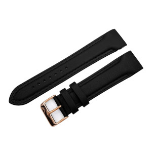 Кожаный ремешок Vostok-Europe  Rocket N1  / 23 мм / чорний / rose buckle