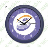 Настенные часы с нанесенным логотипом EEBC