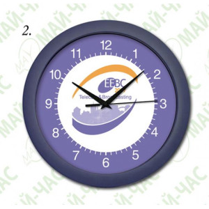 Настінний годинник з нанесеним логотипом EEBC