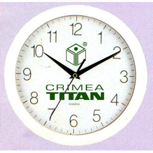 Настінний годинник з нанесеним логотипом TITAN